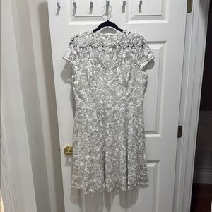 Marina White Lace Dress